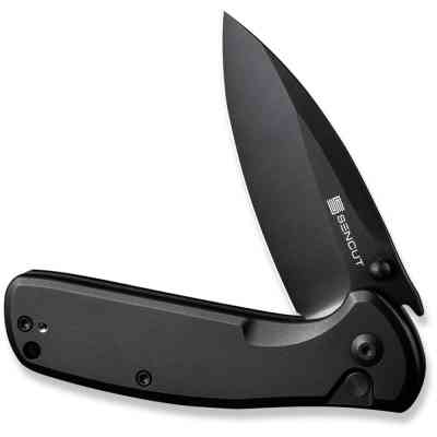 Нож Sencut ArcBlast, Black Aluminum, Darkwash (S22043B-1) Винница