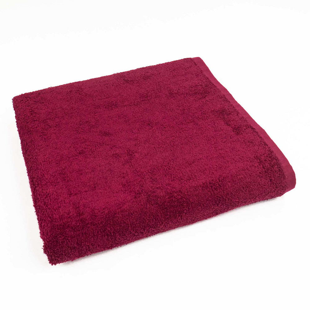 Набір махрових рушників 2шт GM Textile 50х90см, 70х140см 400г/м2 (Бордовий) Суми - фото 5