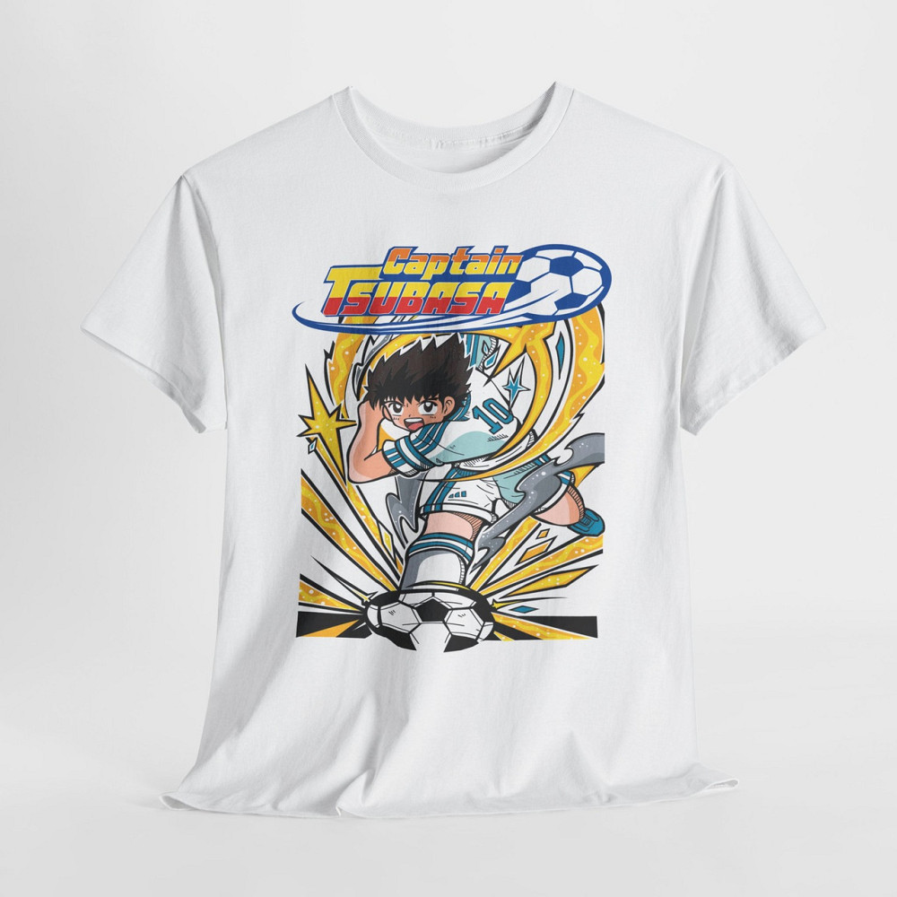 Футболка для мальчика аниме Каптаин Тсубаса Соккер Манга оверсайз (рост от 165 до 180 ) Черний AnimeJ0711m Днепр - изображение 7