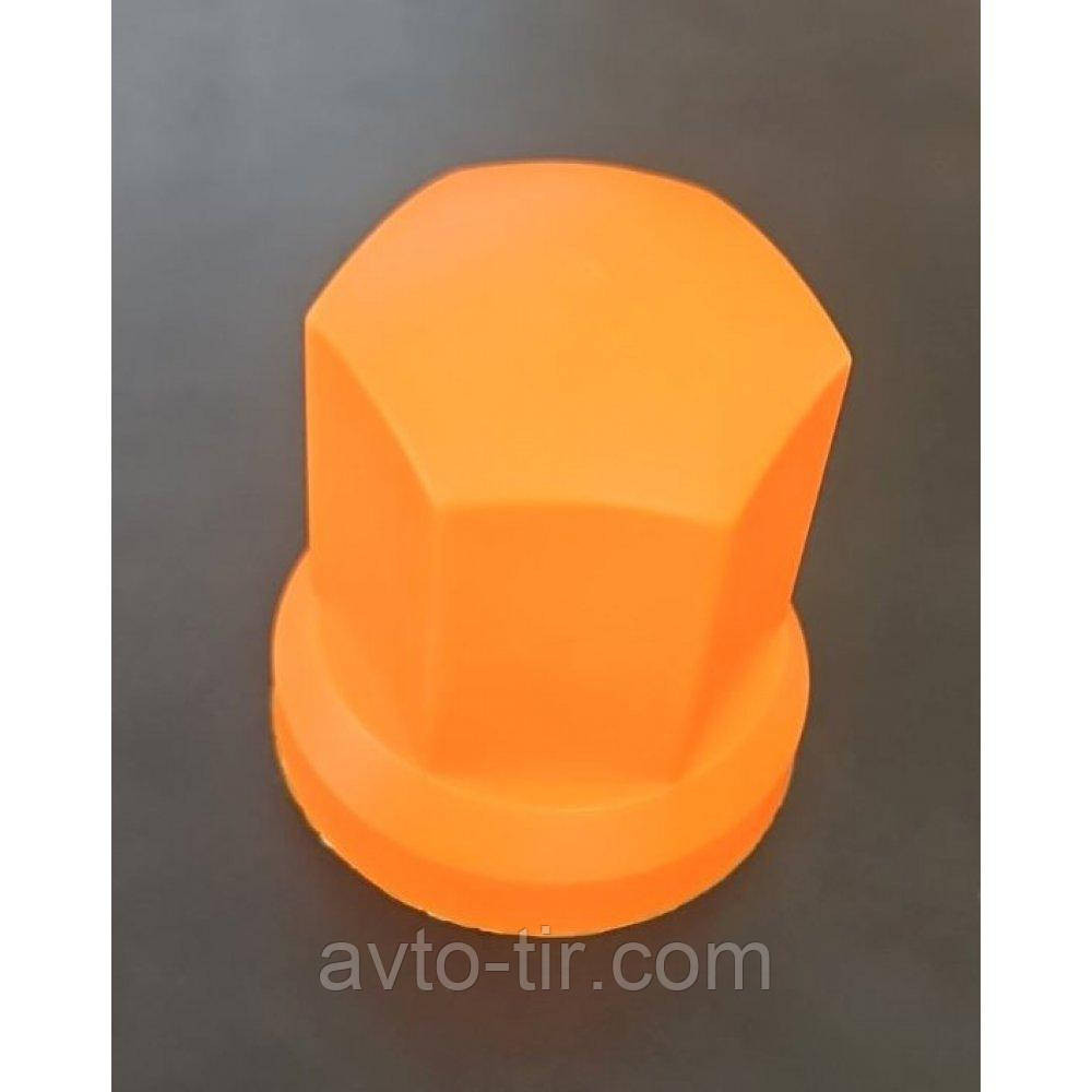 Ковпачок пластиковий на гайку 33 мм помаранчевий високий Луцк - изображение 1