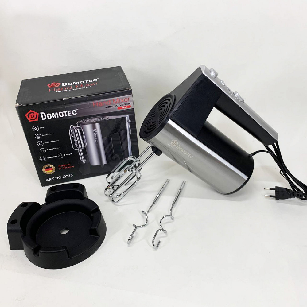 Міксер з високою потужністю DOMOTEC, Міксер ручний кухонний для приготування їжі для крему меду MT-44 Івано-Франківськ - фото 3