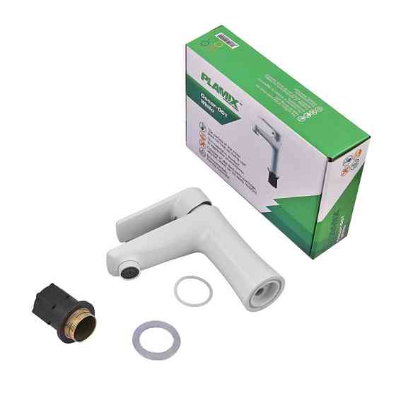 Змішувач для умивальника Plamix Oscar-001 білий    ( PM0022 ) 36169 Харків