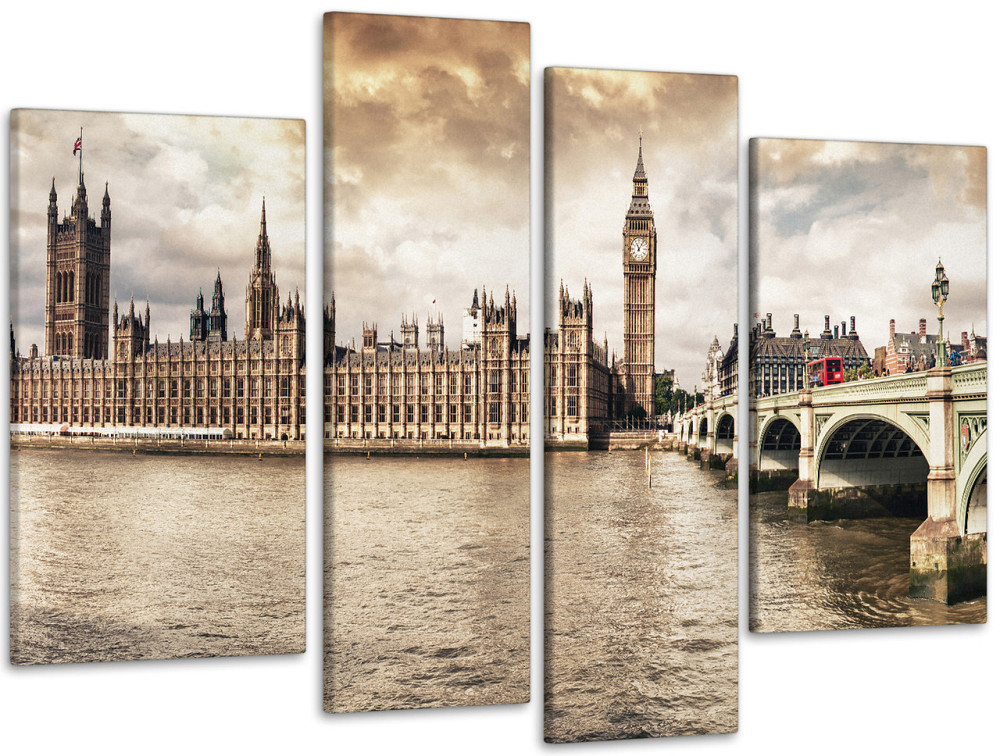 Модульная картина Лондон Art-142_4 Киев - изображение 1