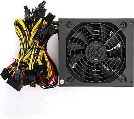 Блок питания для майнинга Bitcoin Miner 1800W, мощный источник питания 12V для майнинг-ферм на 8 GPU (100-240V) Киев
