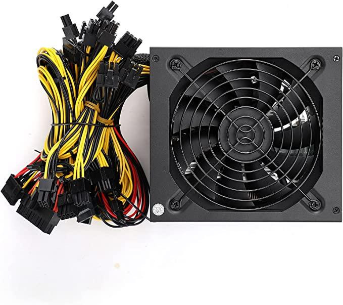 Блок питания для майнинга Bitcoin Miner 1800W, мощный источник питания 12V для майнинг-ферм на 8 GPU (100-240V) Киев - изображение 5