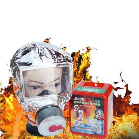 Маска противогаз из алюминиевой фольги, панорамный противогаз Fire mask защита головы от радиации TG-35 Ивано-Франковск