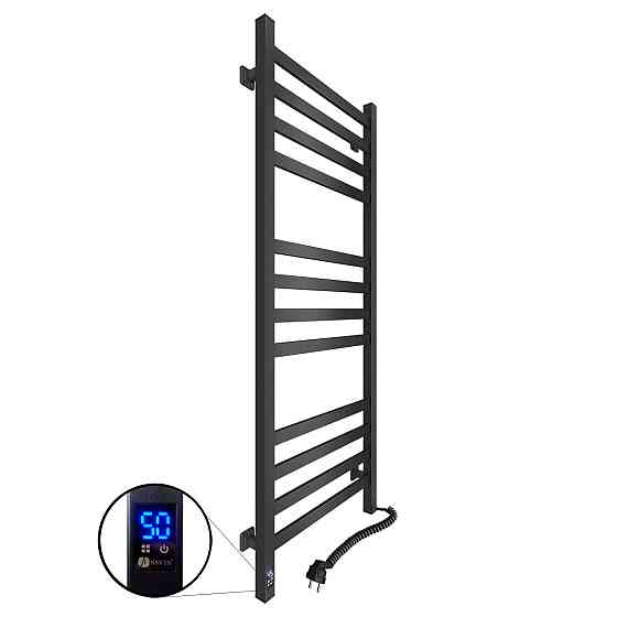 Полотенцесушитель электрический NAVIN Авангард 480х1200 Sensor с таймером, черный 12-228053-4812 Киев