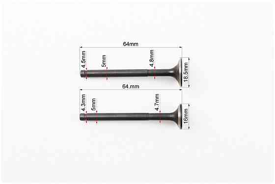 Клапан впускний, випускний (НЕМАГНІТний) к-кт 64мм Киев