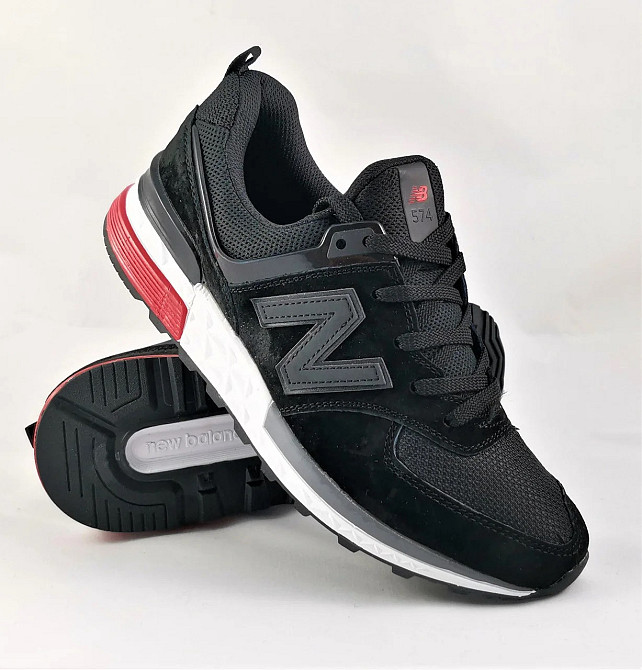 Мужские Кроссовки New Balnce 574 Черные Нью Баланс (размеры: 41,42,43,44,45) Днепр - изображение 6