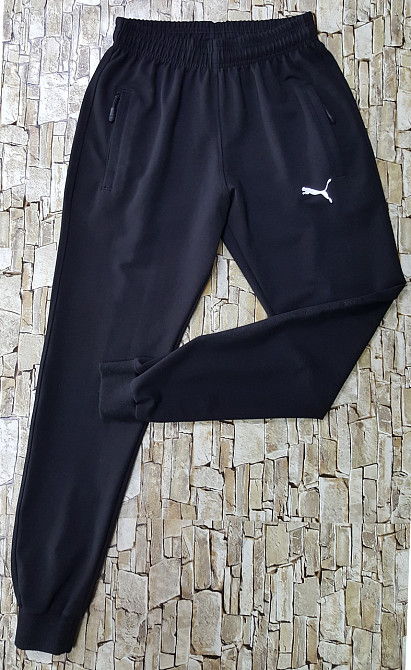 Мужские зауженные трикотажные штаны под манжет Puma Киев - изображение 5