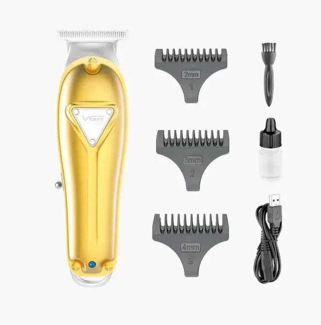 Машинка для стрижки волосся VGR V-057 акумуляторна, USB зарядка, компактна і потужна Одеса - фото 1