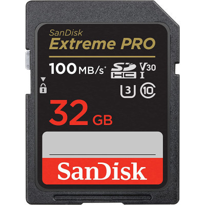 Карта пам'яті SanDisk 32GB SD class 10 UHS-I U3 V30 Extreme PRO (SDSDXXO-032G-GN4IN) Вінниця - фото 1