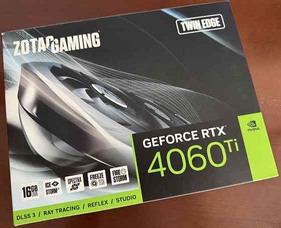 Видеокарта Нові Zotac Rtx 4060ti 16 gb Киев