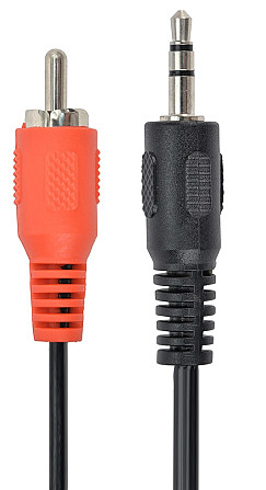Кабель перехідник RCA M to Jack 3.5 stereo 3м Луцк - изображение 1