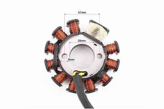 Статор магнето (генератора) (11 котушок роз'єм "мама 4+2") висота 32мм, від 3шт -5% Киев