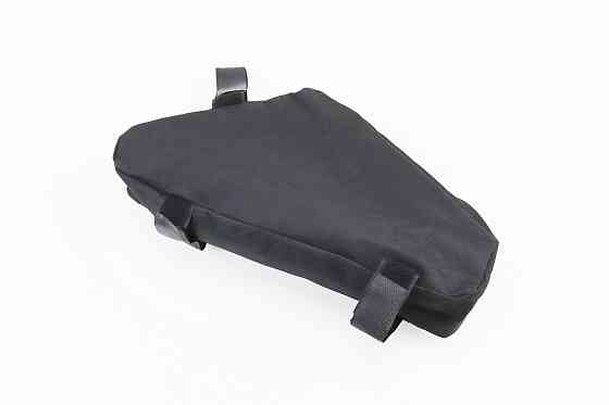 Сумка передня під раму трикутна 280х135х60мм, кріпл. на липучці, вологозахисна, чорна Киев