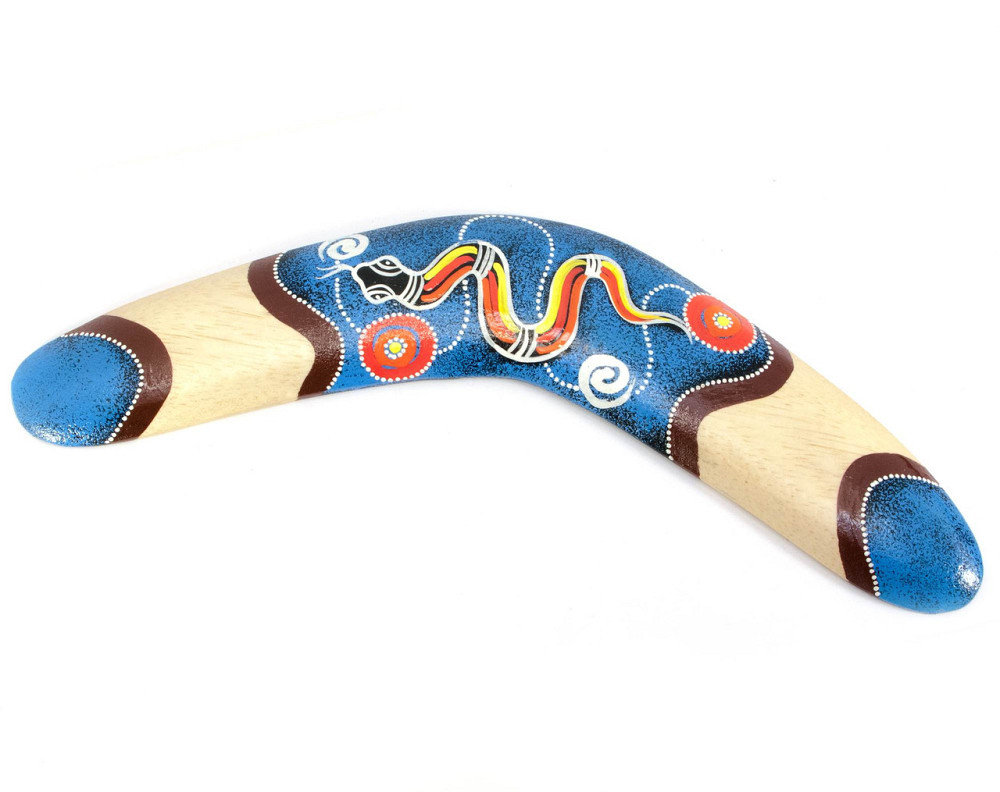 Бумеранг розписний дерев'яний Київ - фото 1