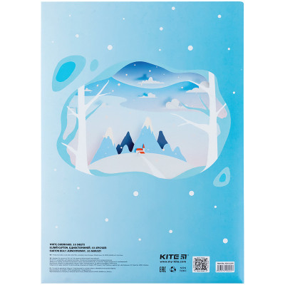 Білий картон Kite A4 10 аркушів (K24-1254) Вінниця - фото 8