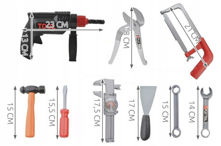 Детский Ящик - мастерская с инструментами 32 предмета Kruzzel (4510) Нововолынск - изображение 10