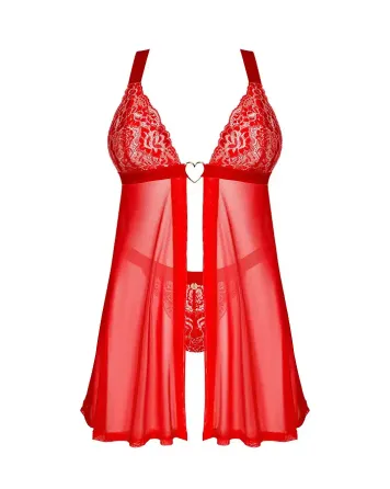 Бебі-дол Obsessive Elianes babydoll & thong XL/2XL Львів