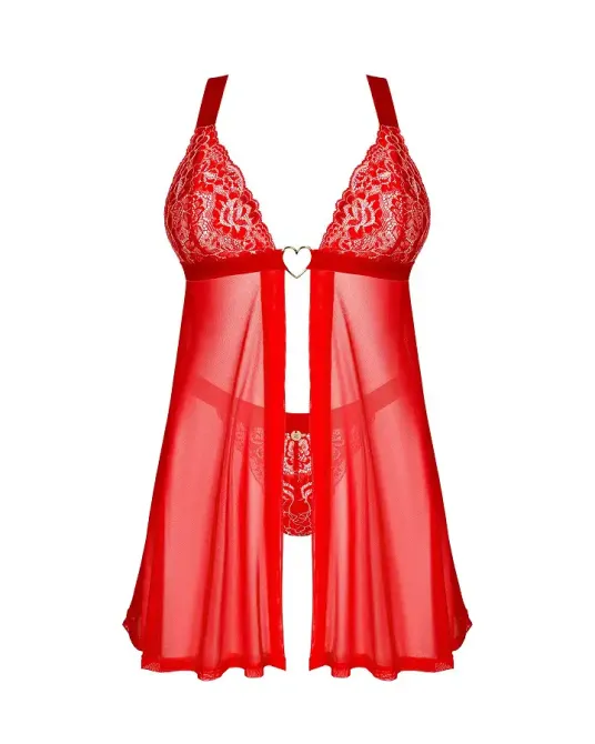 Бебі-дол Obsessive Elianes babydoll & thong XL/2XL Львов - изображение 3