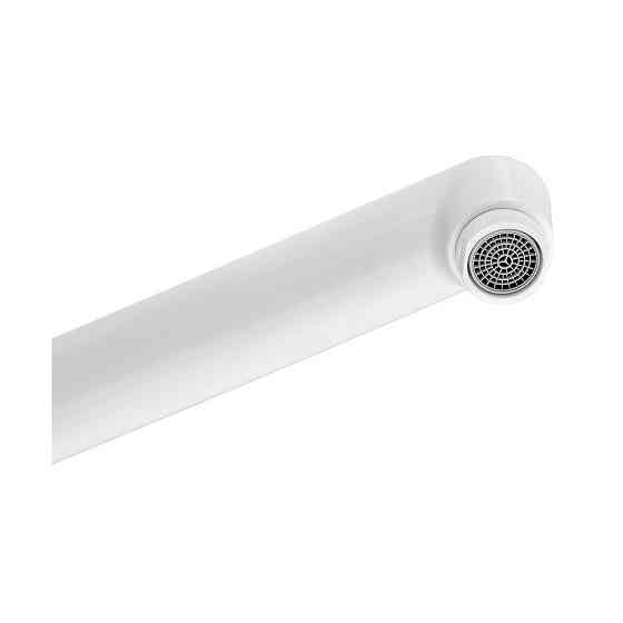 Змішувач для ванни Plamix Lucas-006 EURO SET White з шлангом, лійкою та кронштейном   ( PM0709 ) 26608 Харків