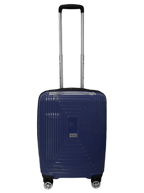 Чемодан пластиковый AIRTEX 241 малый 55 см синий Киев - изображение 1