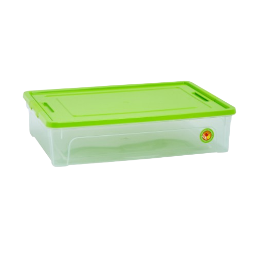 Контейнер 14л прозорий/оливковий/оливковий Smart Box Алеана Житомир - фото 1