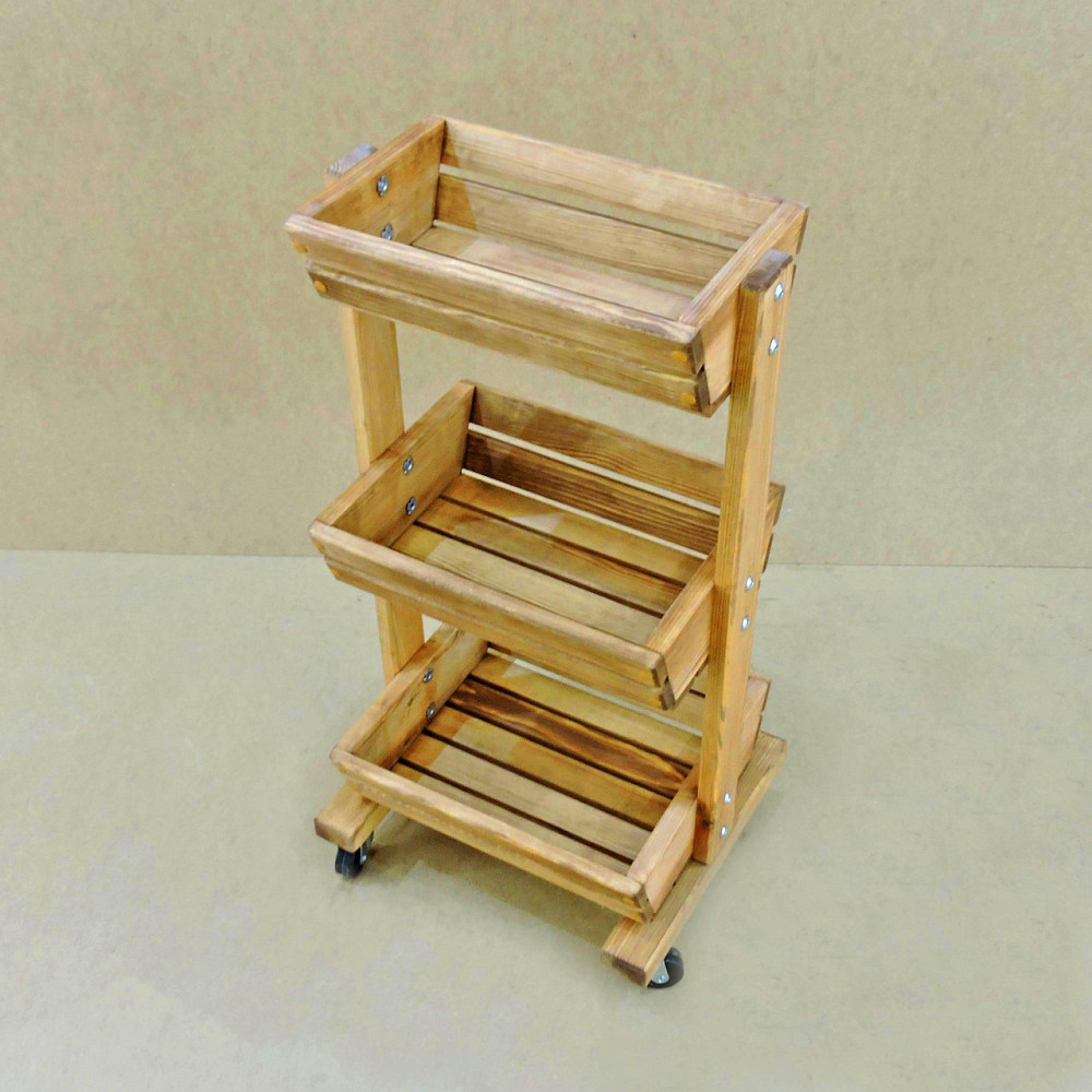 Лоток для овочів і фруктів "Окра" на коліщатках мускат Миколаїв - фото 4