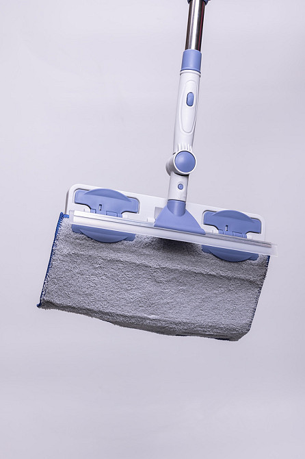 Універсальна швабра з металевою ручкою та насадкою Київ - фото 5