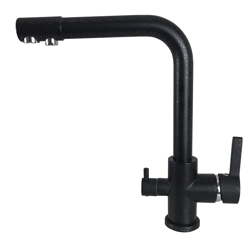 Змішувач для кухні під осмос Globus Lux LAZER GLLR-0444-1-ONIX Тернопіль - фото 4