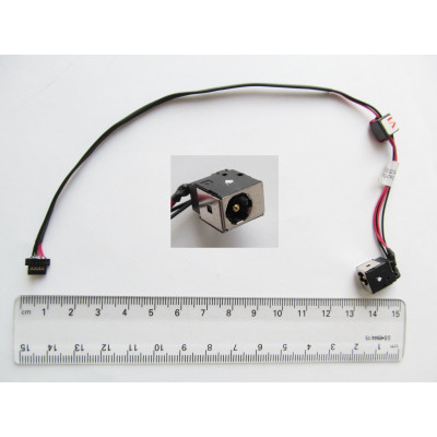 Роз'єм живлення ноутбука з кабелем для Acer PJ134 (5.5mm x 1.7mm), 4-pin, 23 см Универсальный (A49031) Вінниця - фото 1