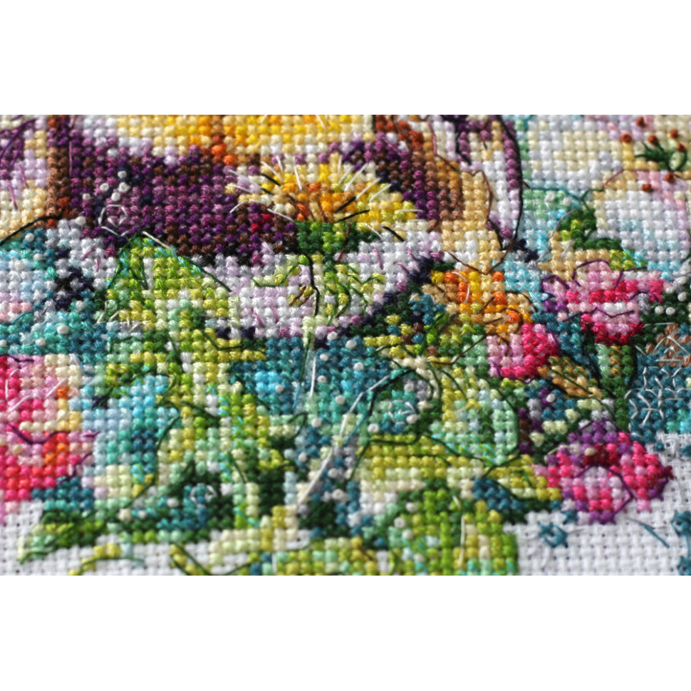 Набір для вишивання хрестиком "Каремельна павутинка" AH-085 22х19 см Вінниця - фото 5