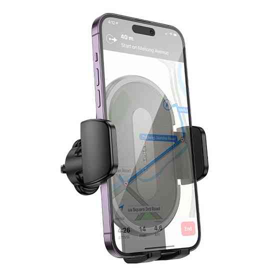 Автотримач для телефона BOROFONE BH133 Rio push-type car holder (air outlet) Black Киев