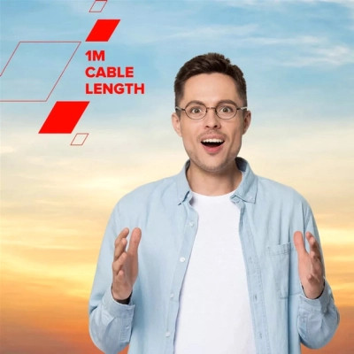 Дата кабель USB-C to USB-C 1.0m OnWire 60CL C-C 60W COLOR Braided 1m Black Canyon (CND-CCAP60AB10B) Винница - изображение 5