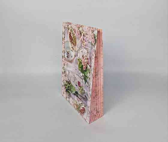 Большой бумажный пакет вертикальный  25/37/8(артBV-021) (12 шт) Харьков