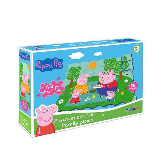 Магнитный пазл Свинка Пеппа 