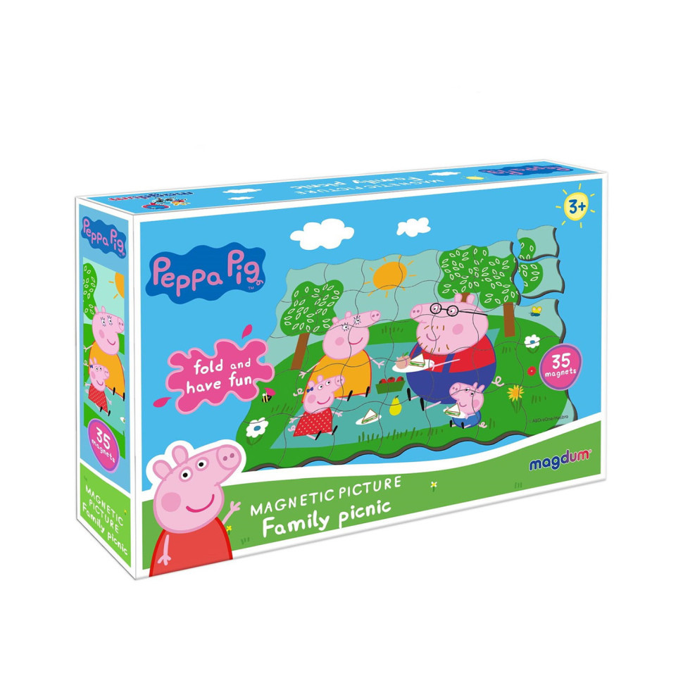 Магнитный пазл Свинка Пеппа 