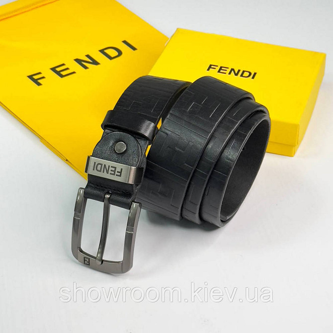 Жіночий ремінь шкіряний Fendi (951) Київ - фото 1