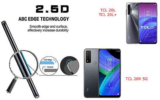 Защитное стекло ArmorGlass для TCL 20L, TCL 20L+, TCL 20R 5G – устойчивое к царапинам и ударам Киев