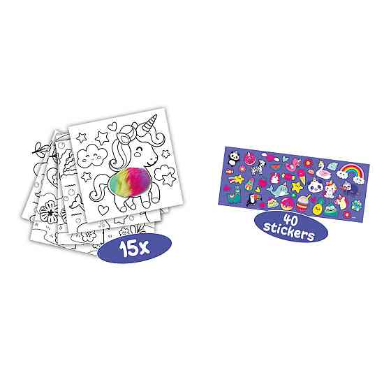 Книжка-розмальовка - Пухнастики Дніпро