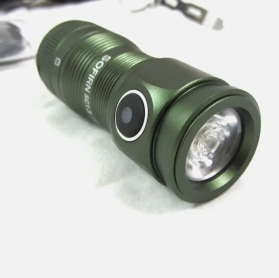 Ліхтар ручний Sofirn SC13 Luminus SST40 6500K 1300 лм 217 м type-C АКБ 1100mAh Зелений Київ