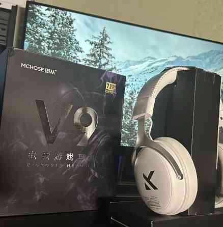 Навушники McHose V9 Pro White/Silver ! Харьков