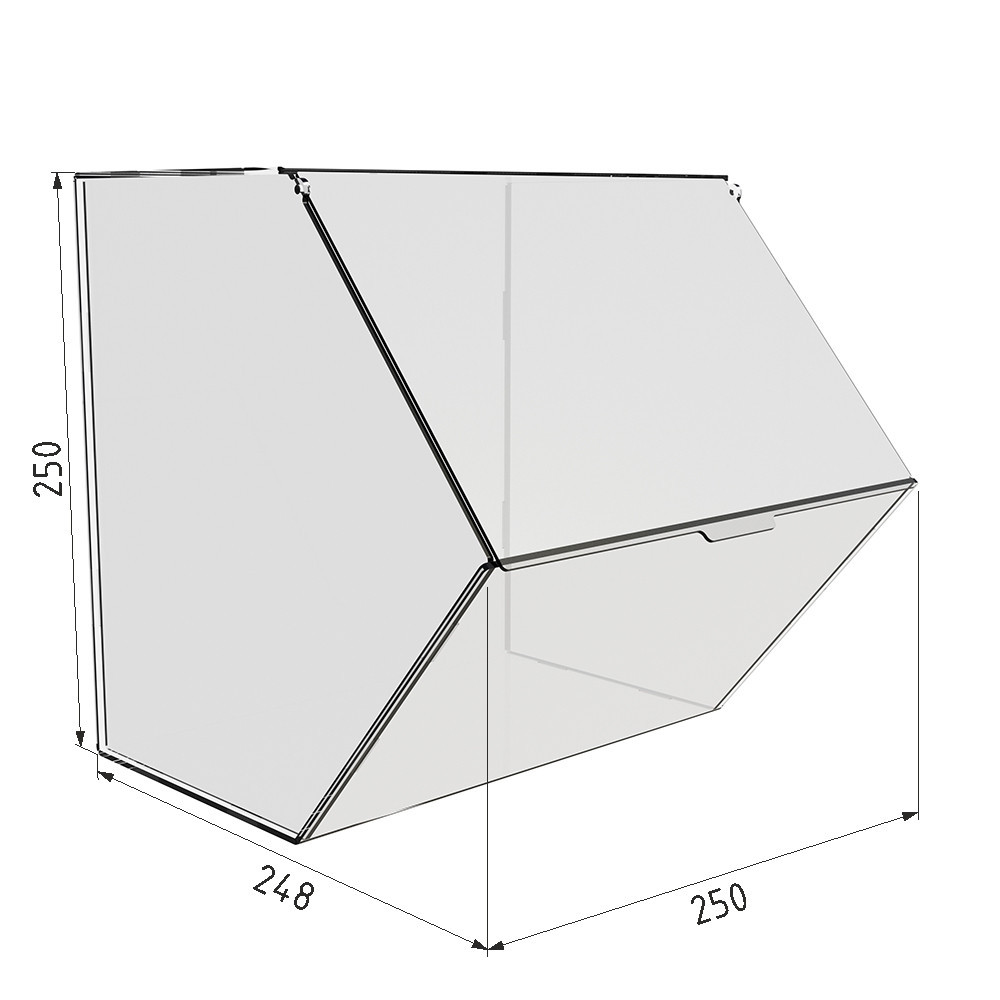 Диспенсер EKOSTAR для мармеладов, снеков, орехов 1 ячейка Киев - изображение 3