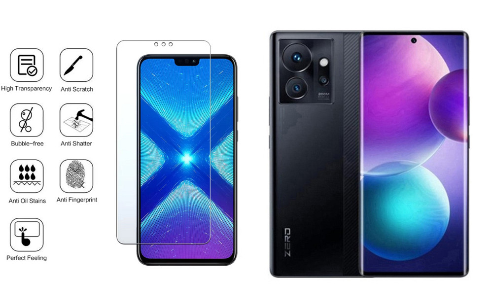 Защитное стекло NeoGlass для Infinix Zero Ultra – ультрапрозрачное и устойчивое Киев - изображение 4