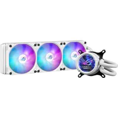 Система жидкостного охлаждения ASUS ROG Strix LC III 360 ARGB LCD White (90RC00W2-M0UAY0) Винница