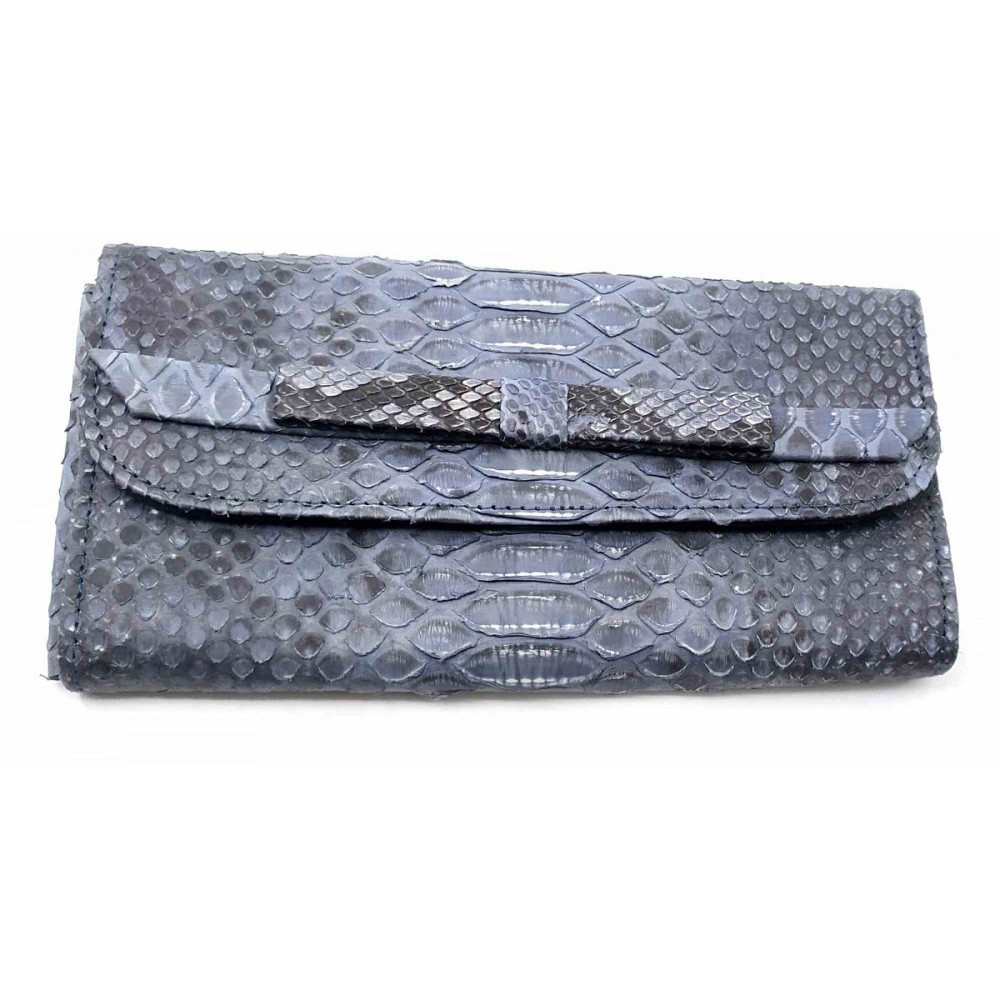 Гаманець жіночий шкіряний сірий Київ - фото 1