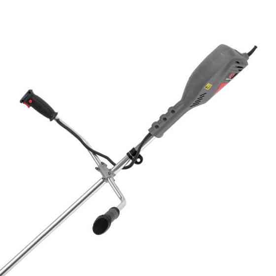 Тример електричний, 1,4 кВт, 7500 об/хв, ширина зрізання 255/420 мм, плавний пуск, котушка + 3-лопатевий ніж INTERTOOL DT-2248 Киев