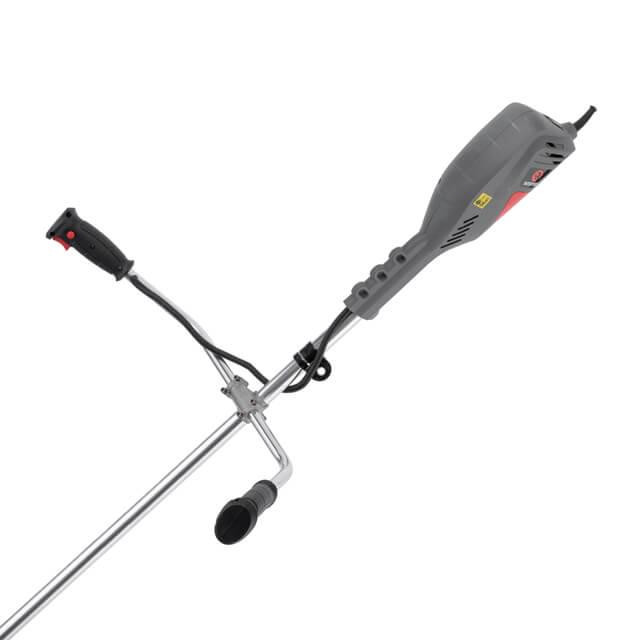 Тример електричний, 1,4 кВт, 7500 об/хв, ширина зрізання 255/420 мм, плавний пуск, котушка + 3-лопатевий ніж INTERTOOL DT-2248 Київ - фото 4