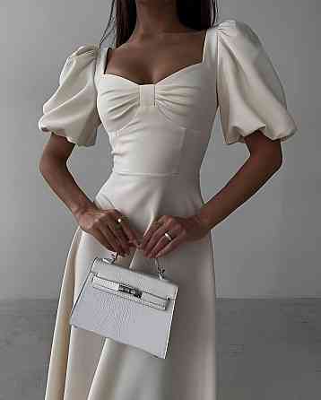 Жіноча романтична приталена міді сукня костюмка Одеса